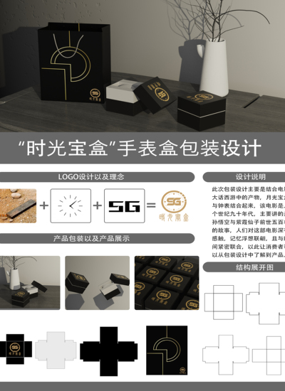 “时光宝盒”手表盒包装设计