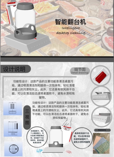 智能桌面清理机