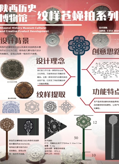 陕西历史博物馆-纹样苍蝇拍系列