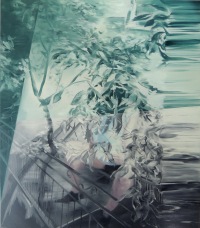 《罗家寨柿子树下的爱情》150x130cm 2012年