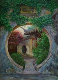 《庭院》2015  尺寸 120cm x 8 0cm.jpg