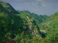 《紫阁峪》2010 年 尺寸 100cm x 80cm .jpg